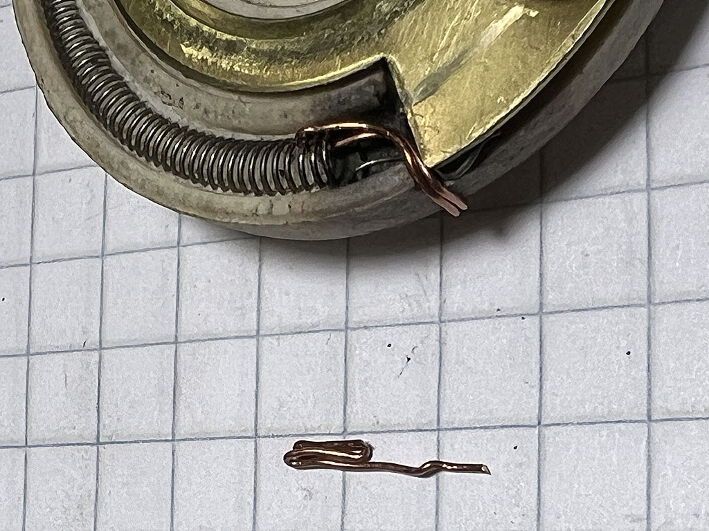 The U and the scaffold to go inside coil