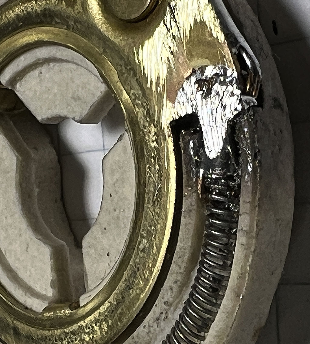 Soldered and filed down, pocket full